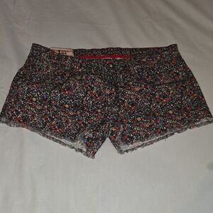 1st Kiss Multicolor Floral Jean Shorts